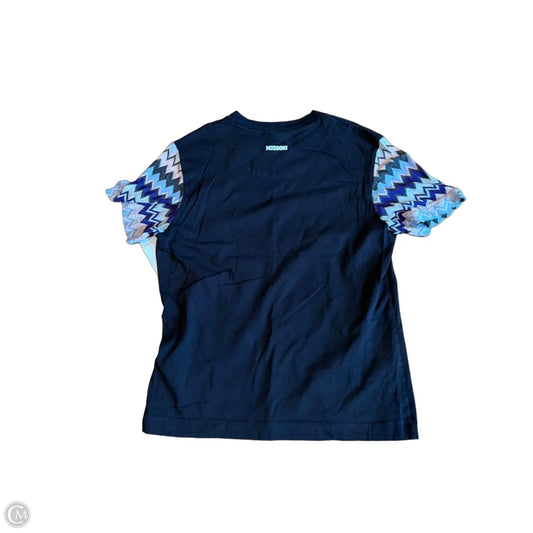Top Short Sleeve Luxury Designer By Missoni In Black, Size: M