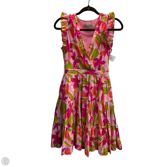 Dress Casual Midi By Taylor In Floral Print, Size: Xs