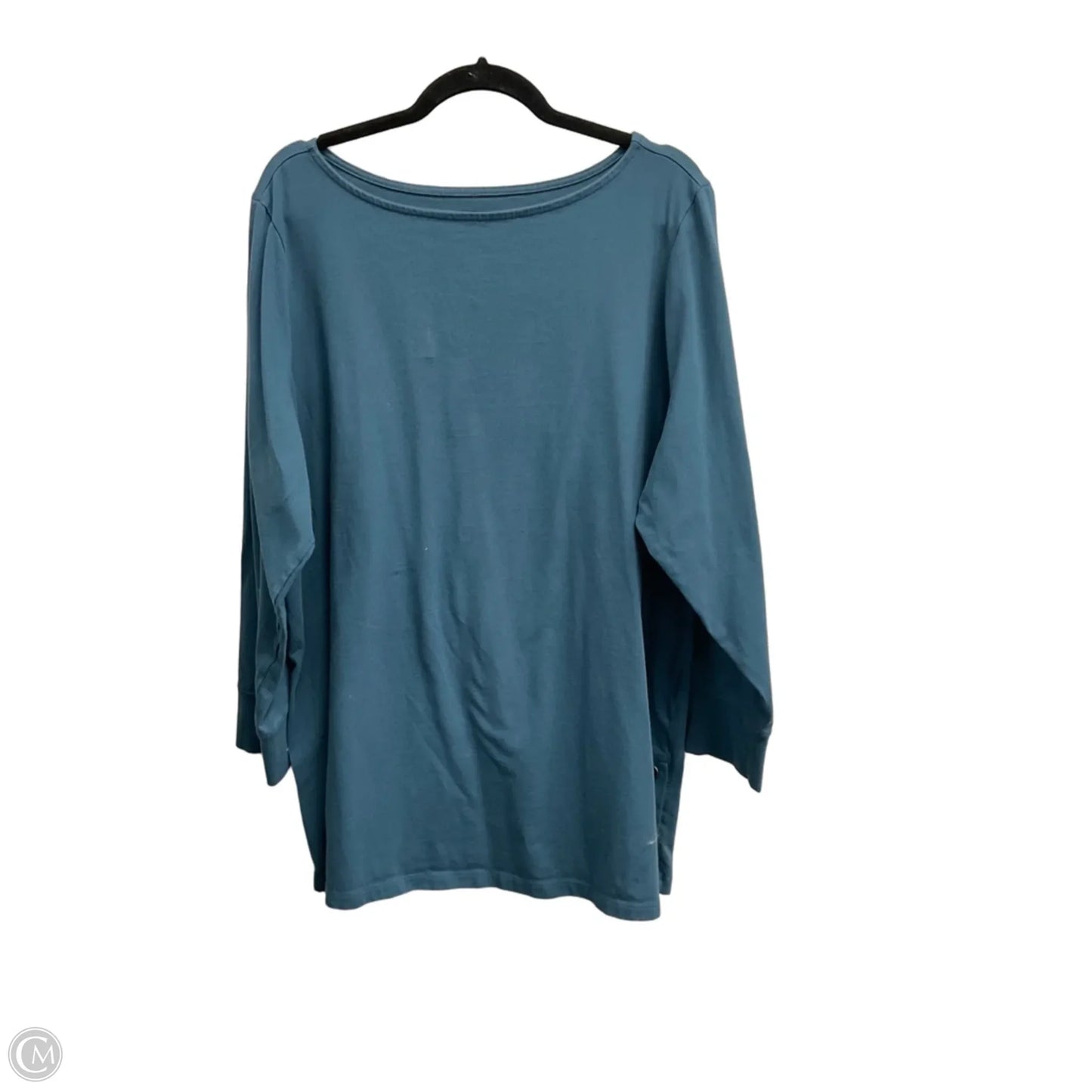 Top 3/4 Sleeve Basic By Belle By Kim Gravel In Pink, Size: 2x