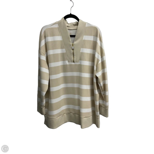 Sweatshirt Collar By Belle By Kim Gravel In Striped Pattern, Size: 2x