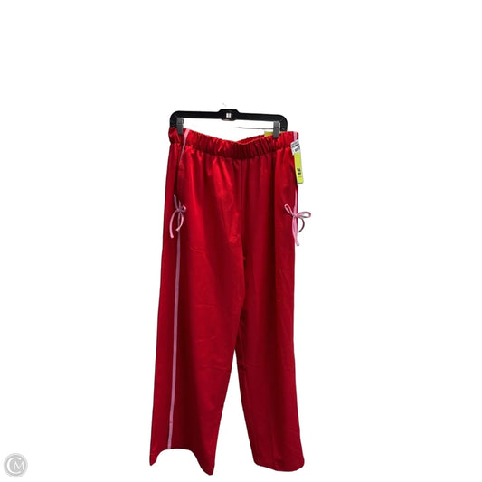 Athletic Pants By All In Motion In Red, Size: Xl