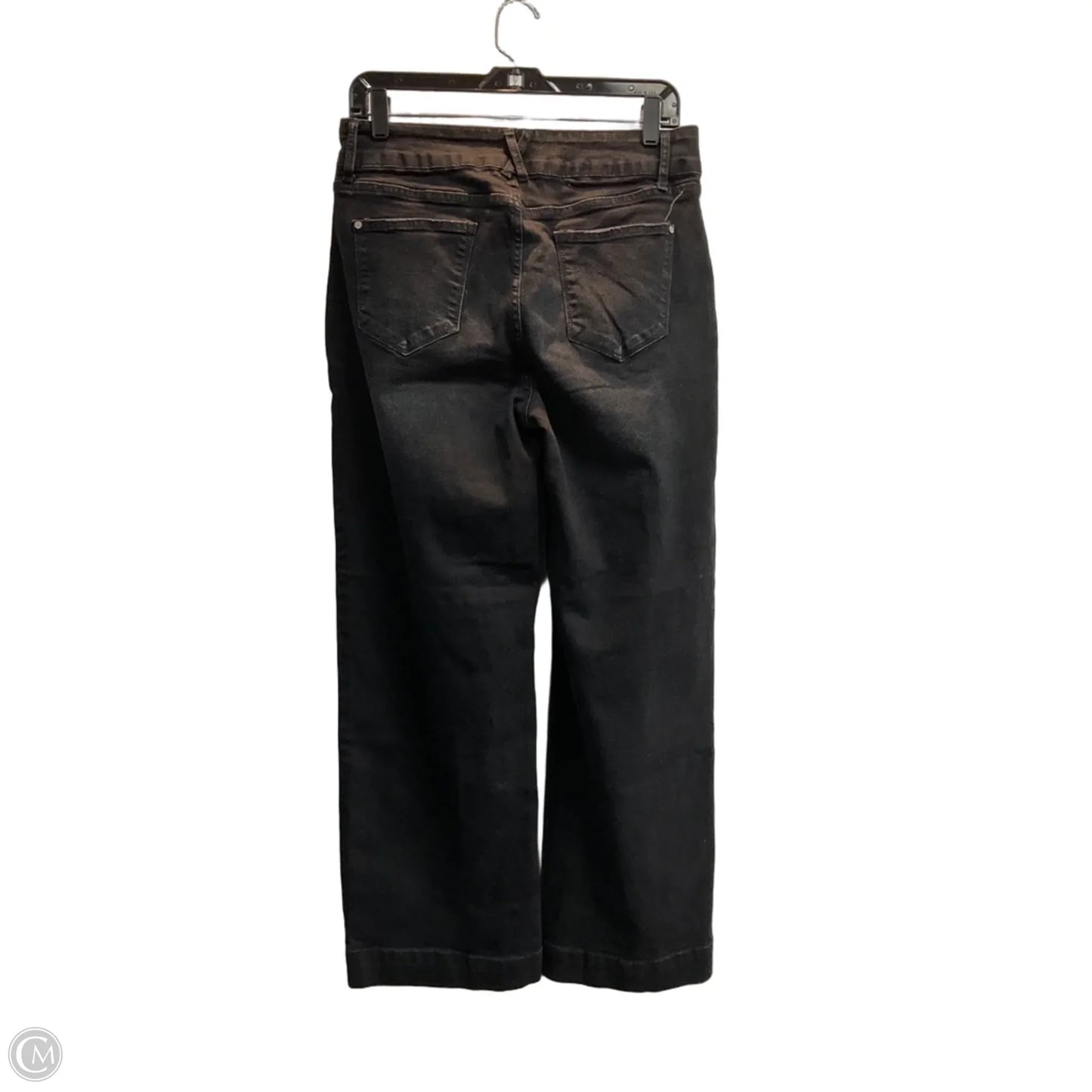 Jeans Wide Leg By Clothes Mentor In Black, Size: 12