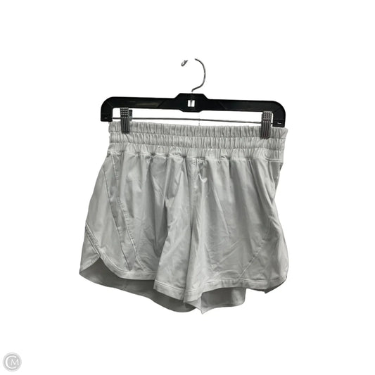 Athletic Shorts By Lululemon In White, Size: 8