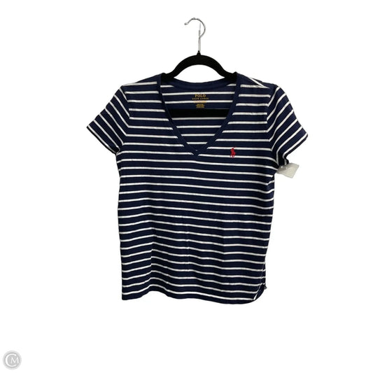 Top Short Sleeve Basic By Polo Ralph Lauren In Striped Pattern, Size: S