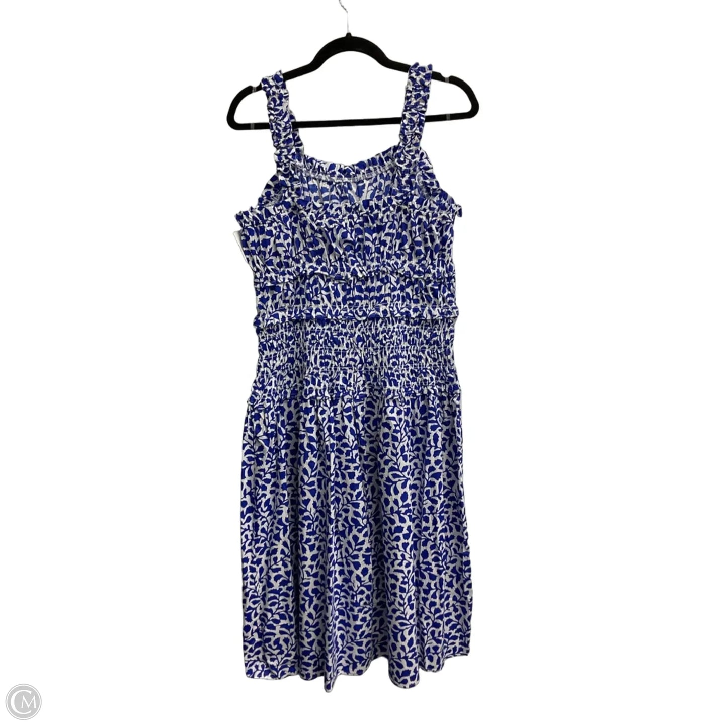 Dress Casual Maxi By Time And Tru In Blue, Size: L