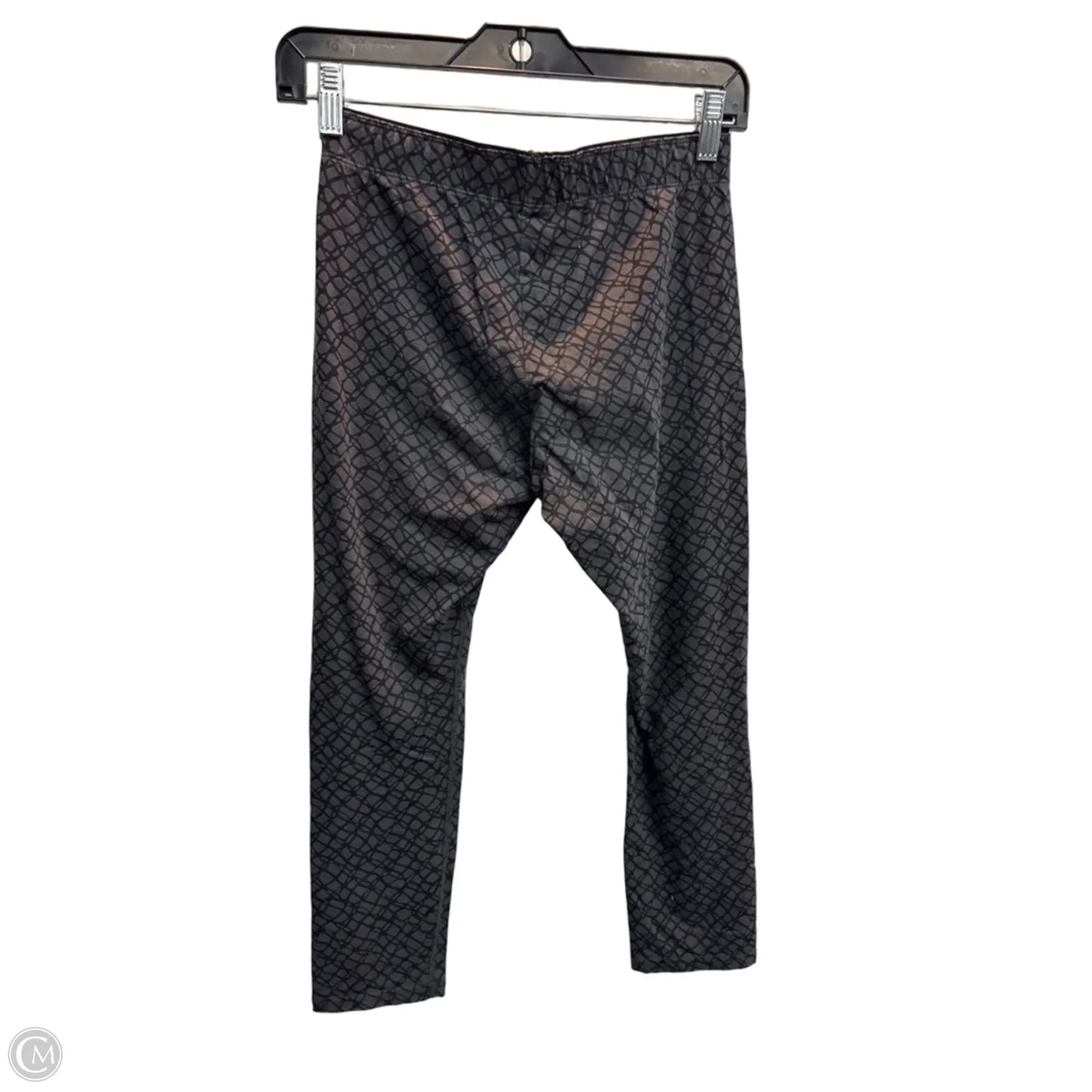 Athletic Leggings Capris By Nike In Grey, Size: S