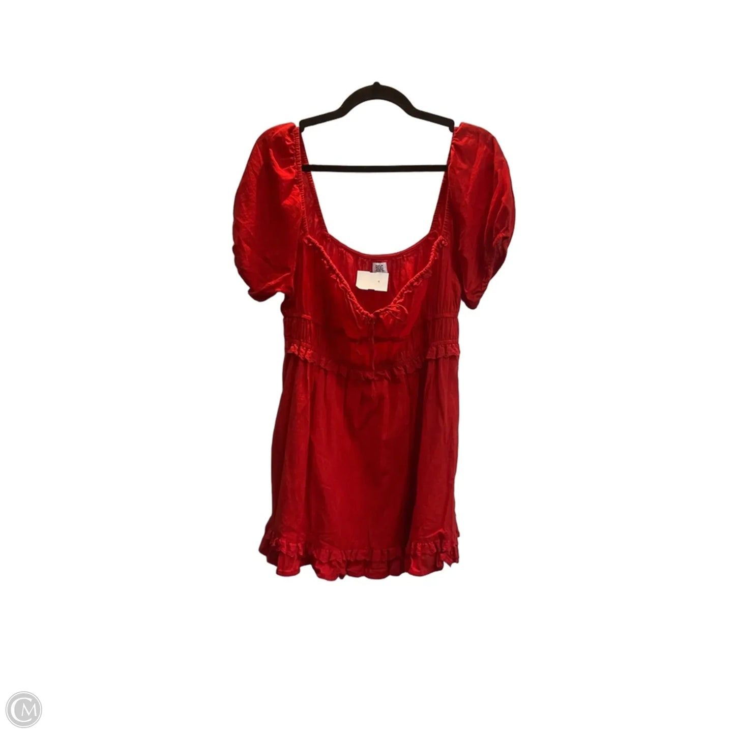 Top Short Sleeve By Bdg In Red, Size: L