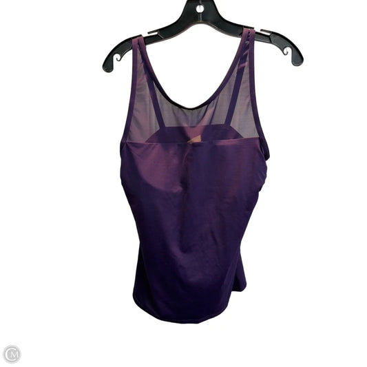Swimsuit Top By Lands End In Purple, Size: 12