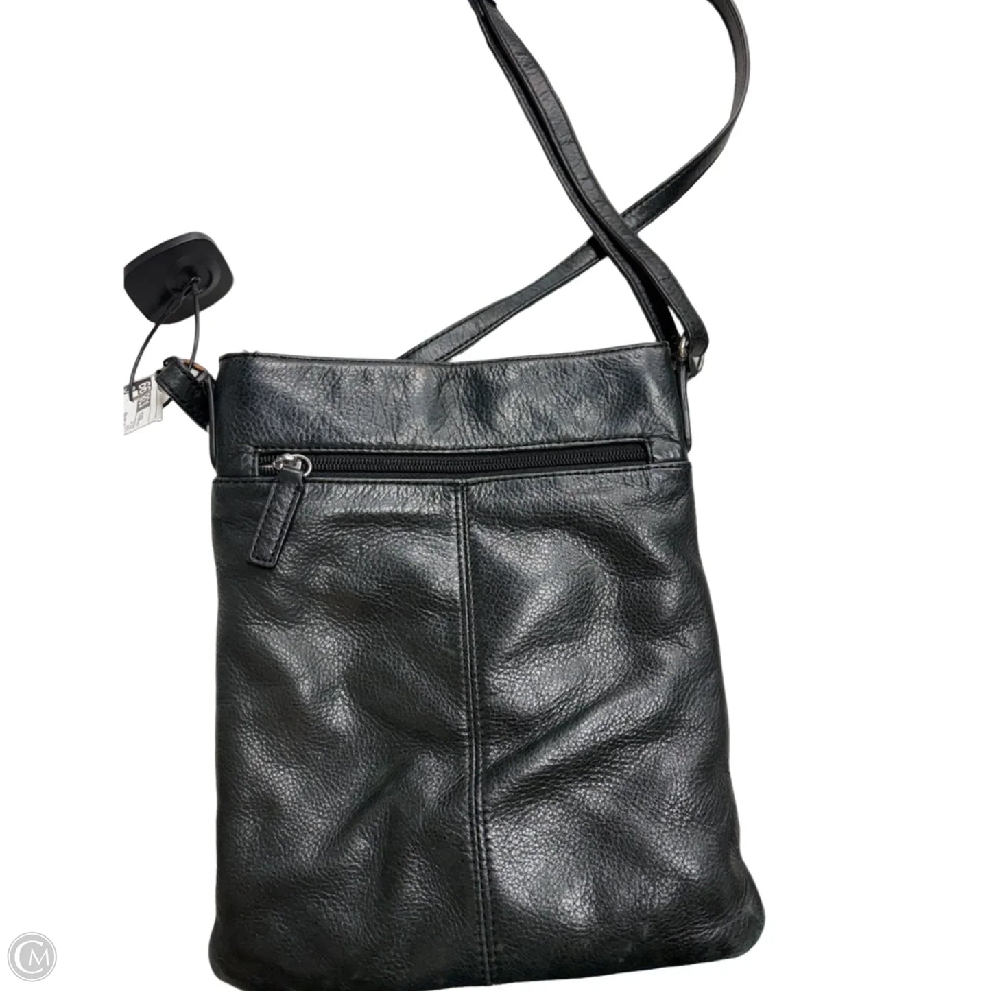 Handbag Leather By Margot, Size: Medium