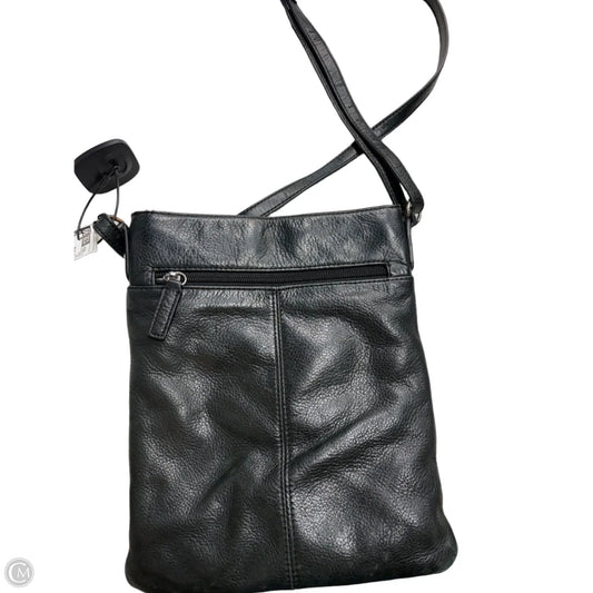 Handbag Leather By Margot, Size: Medium