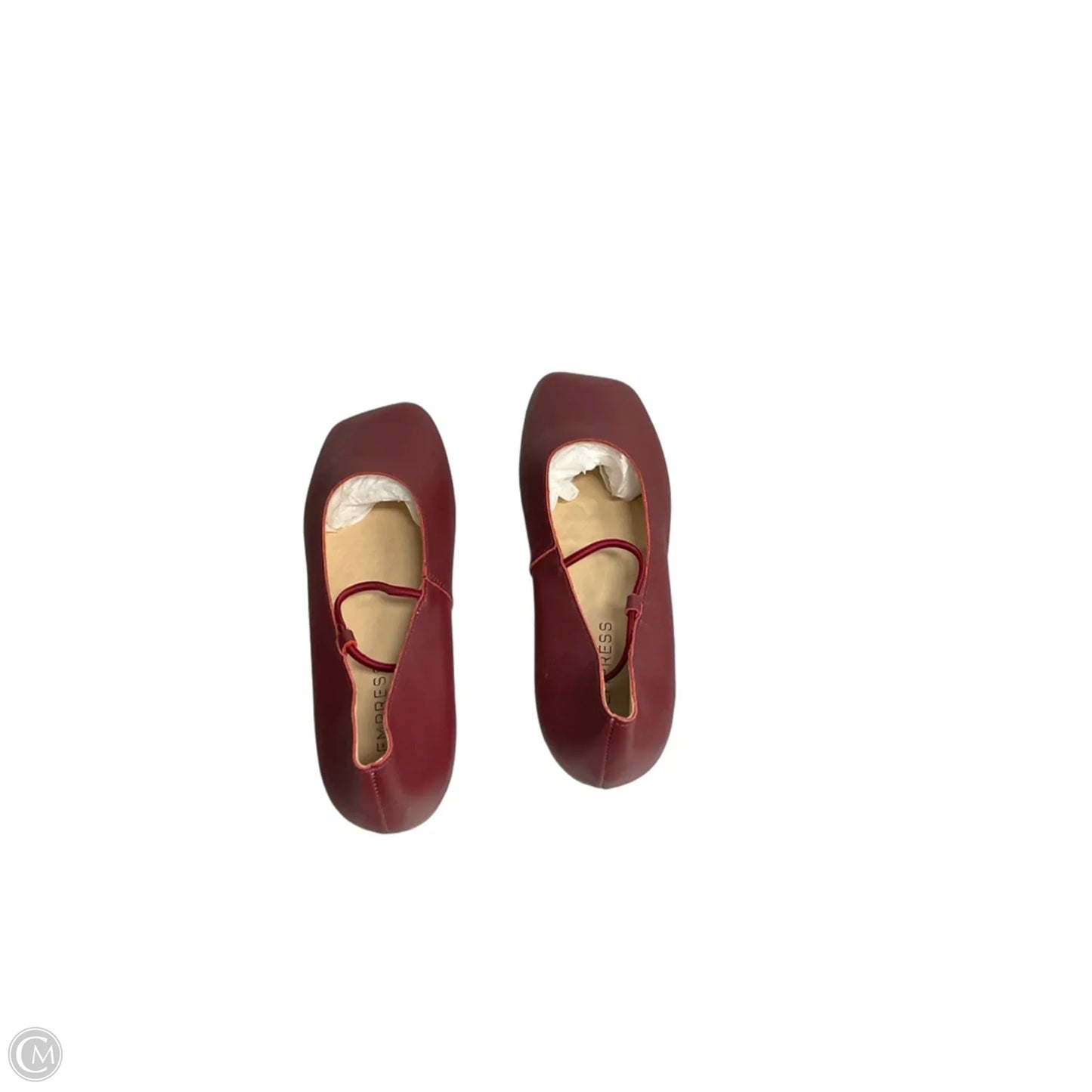 Shoes Flats By Clothes Mentor In Red, Size: 10.5
