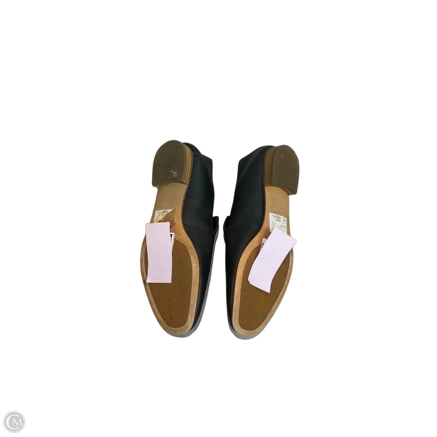 Shoes Flats By Clarks In Black, Size: 8