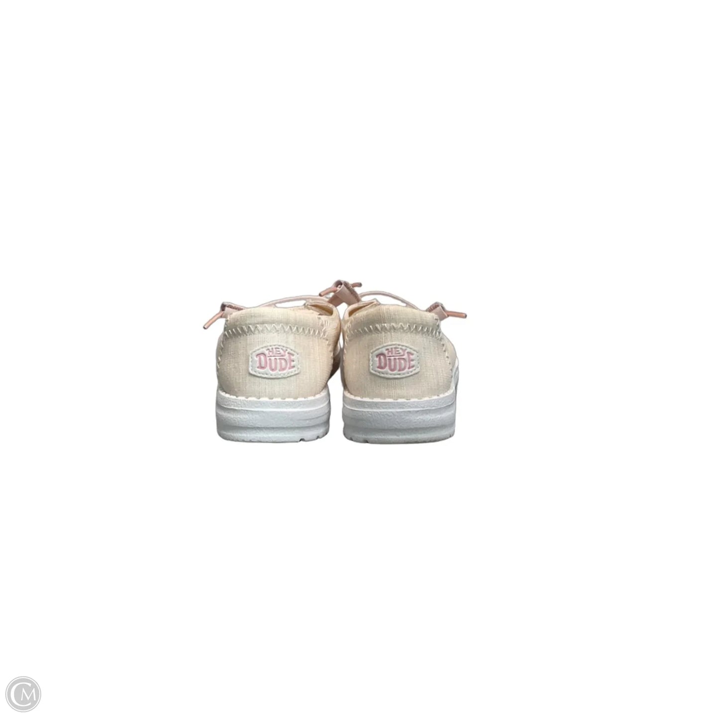 Shoes Flats By Hey Dude In Peach, Size: 7