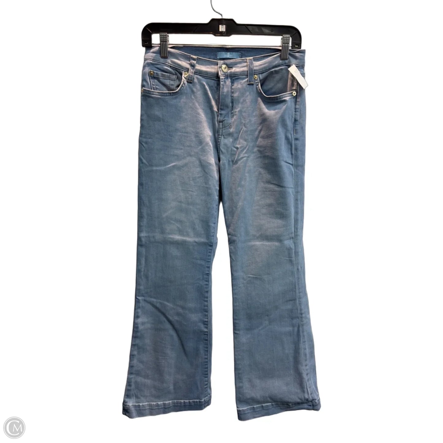 Jeans Flared By 7 For All Mankind In Blue, Size: 4