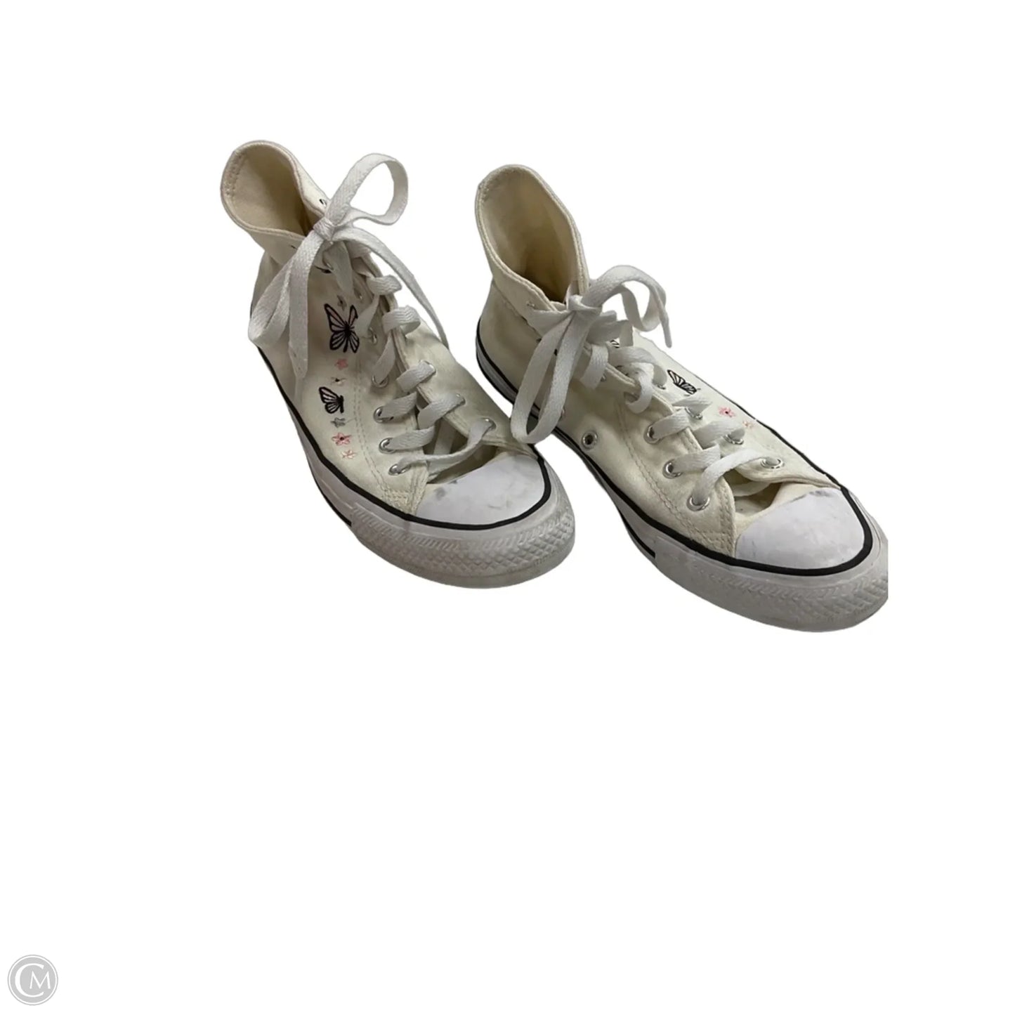 Shoes Athletic By Converse In White, Size: 5.5