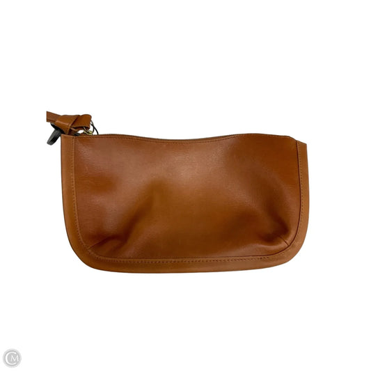 Clutch Leather By Madewell, Size: Medium