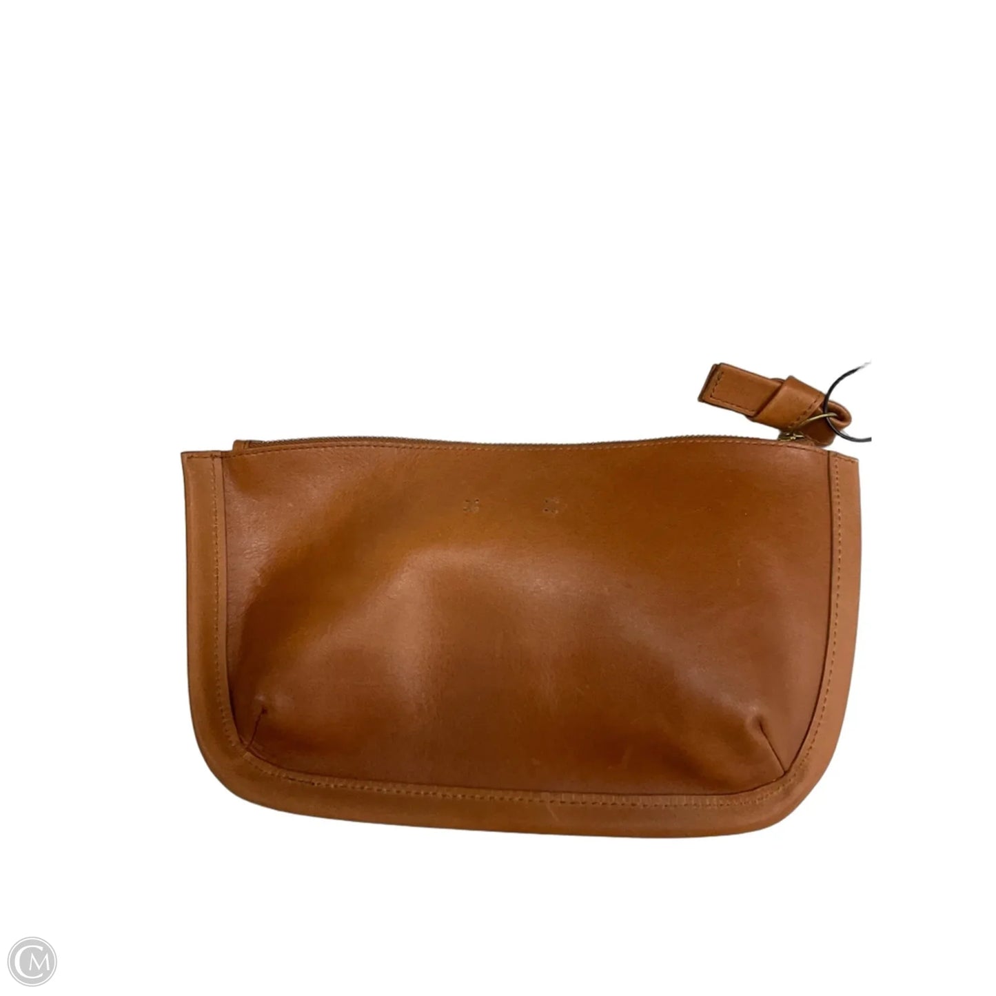 Clutch Leather By Madewell, Size: Medium