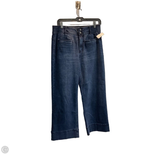 Jeans Wide Leg By Nine West In Blue, Size: 10