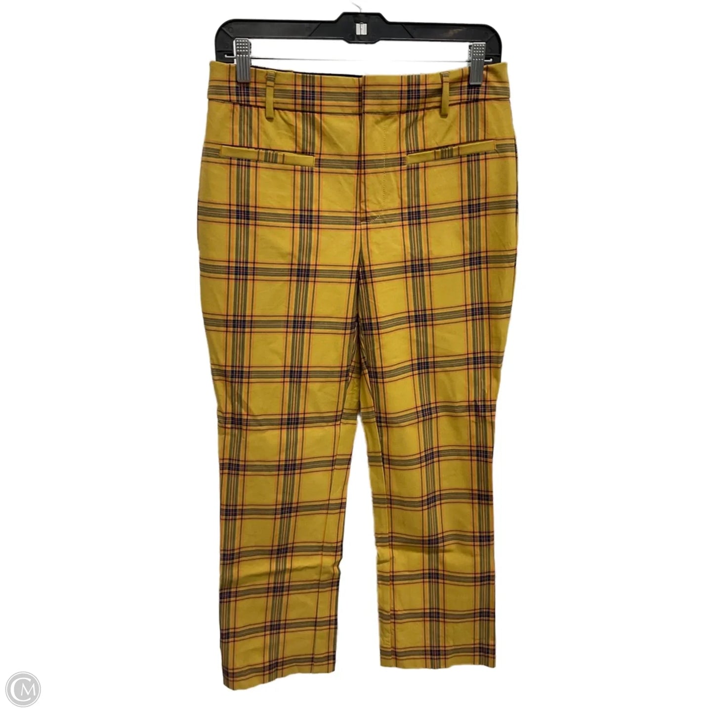 Pants Cropped By Maeve In Plaid Pattern, Size: 6