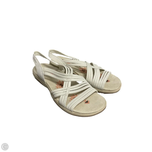 Sandals Flats By Skechers In White, Size: 7