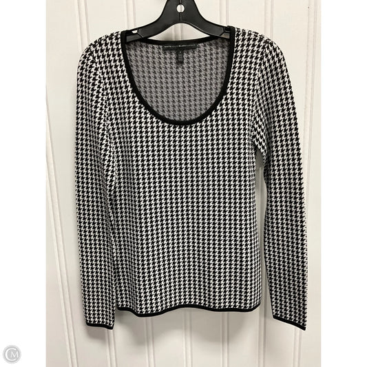 Sweater By White House Black Market In Black & Cream, Size: S
