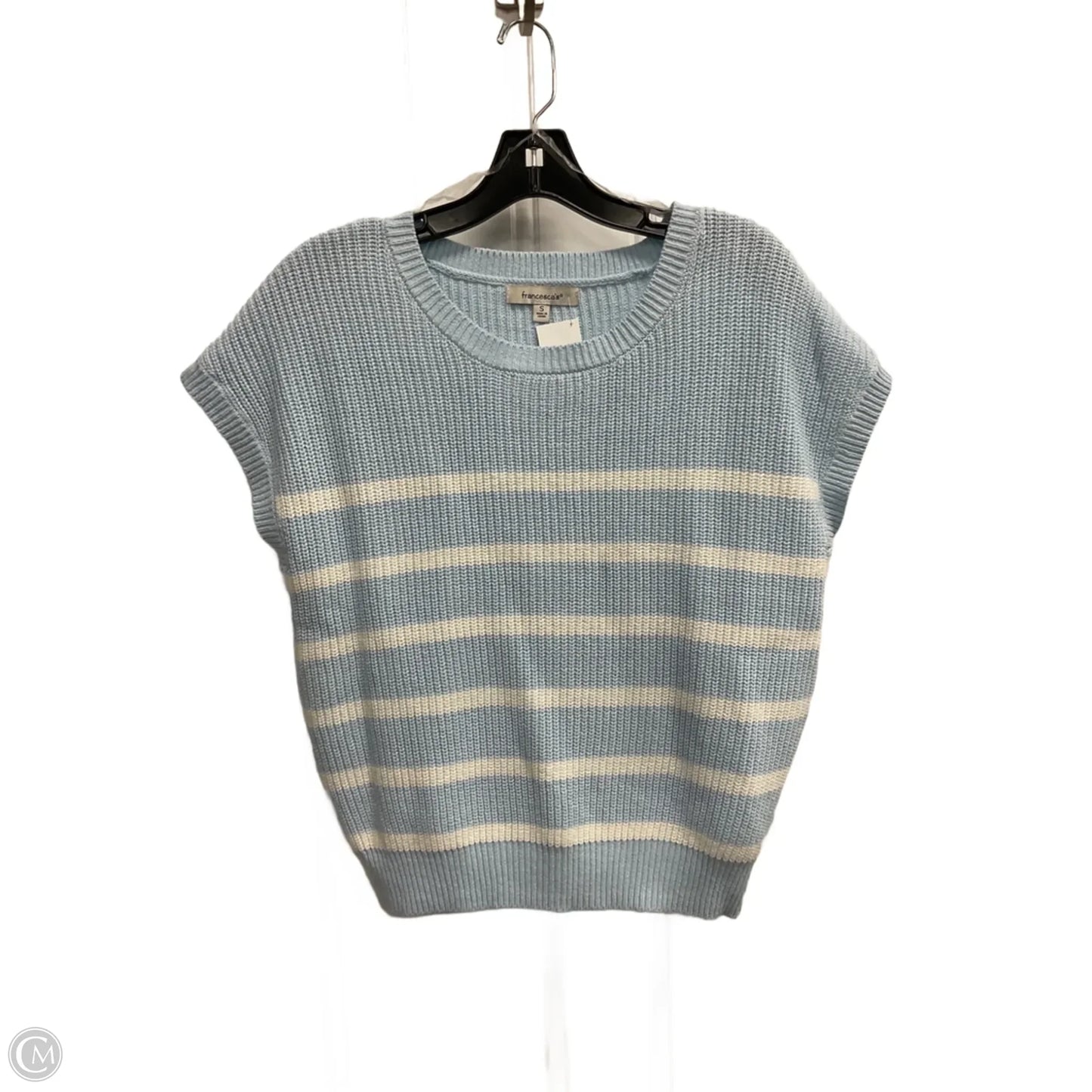 Sweater Short Sleeve By Francesca's In Blue, Size: S