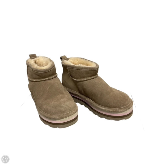 Boots Ankle Flats By Bearpaw In Tan, Size: 9
