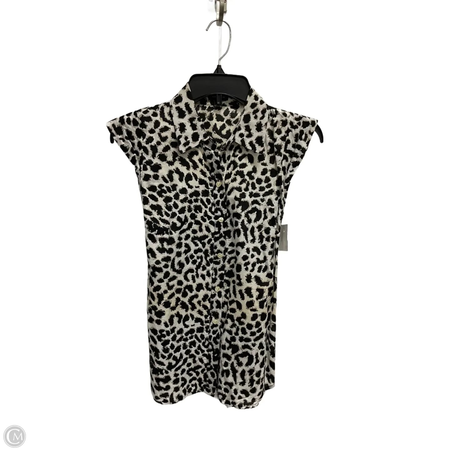 Top Sleeveless By Ann Taylor In Animal Print, Size: 4