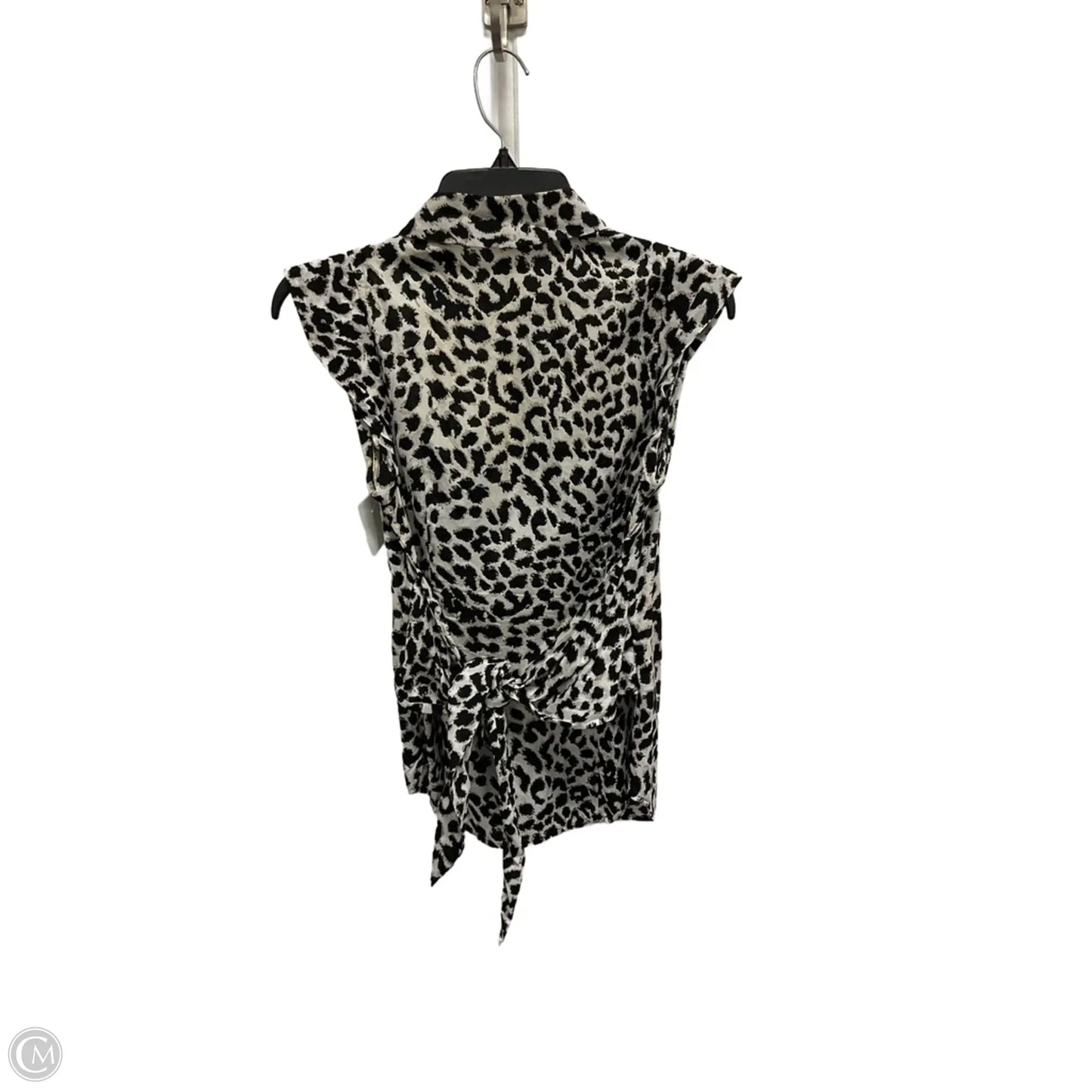 Top Sleeveless By Ann Taylor In Animal Print, Size: 4