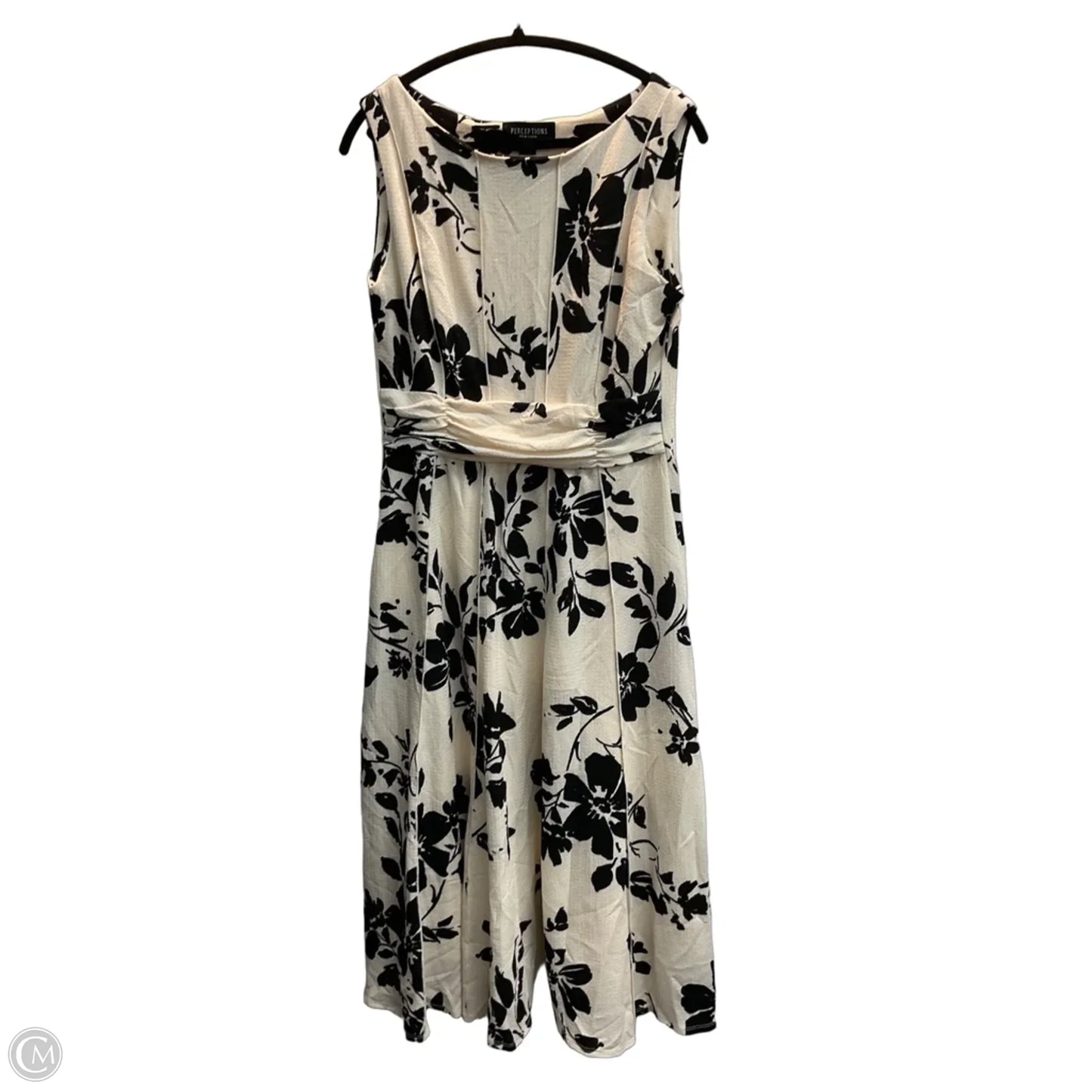 Dress Casual Maxi By Perceptions In Floral Print, Size: M