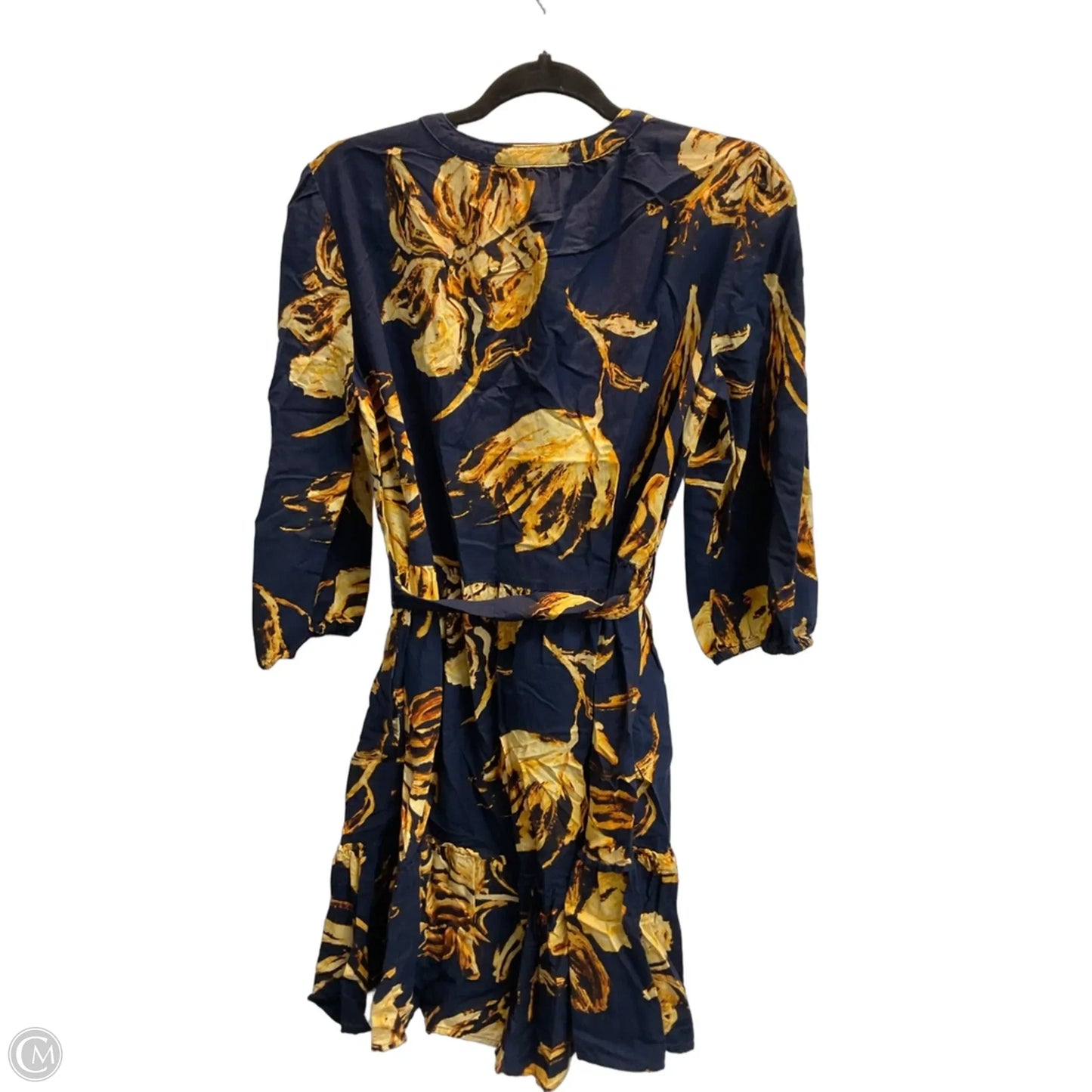 Dress Casual Midi By Time And Tru In Floral Print, Size: M