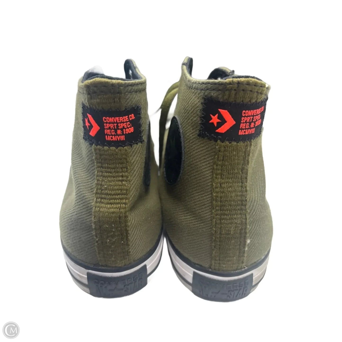 Shoes Athletic By Converse In Green, Size: 10.5