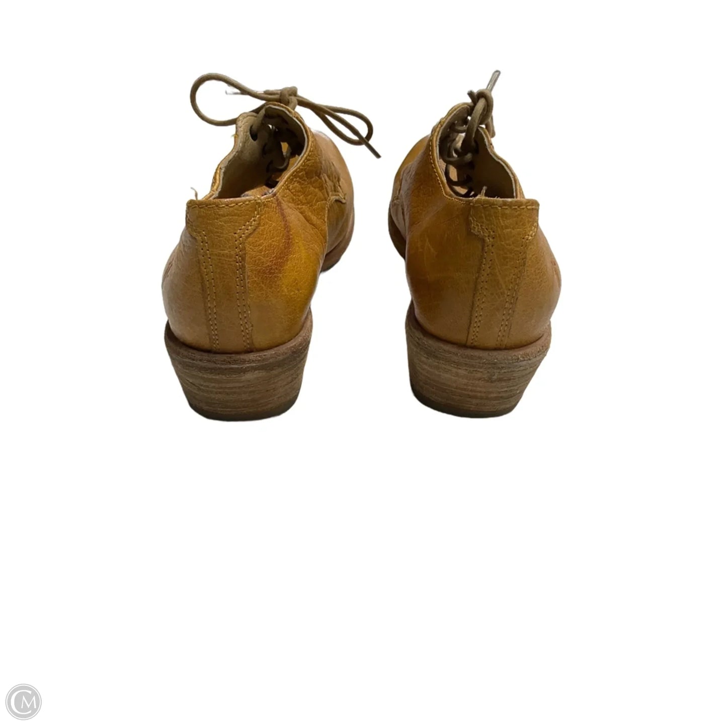 Shoes Designer By Frye In Yellow, Size: 8