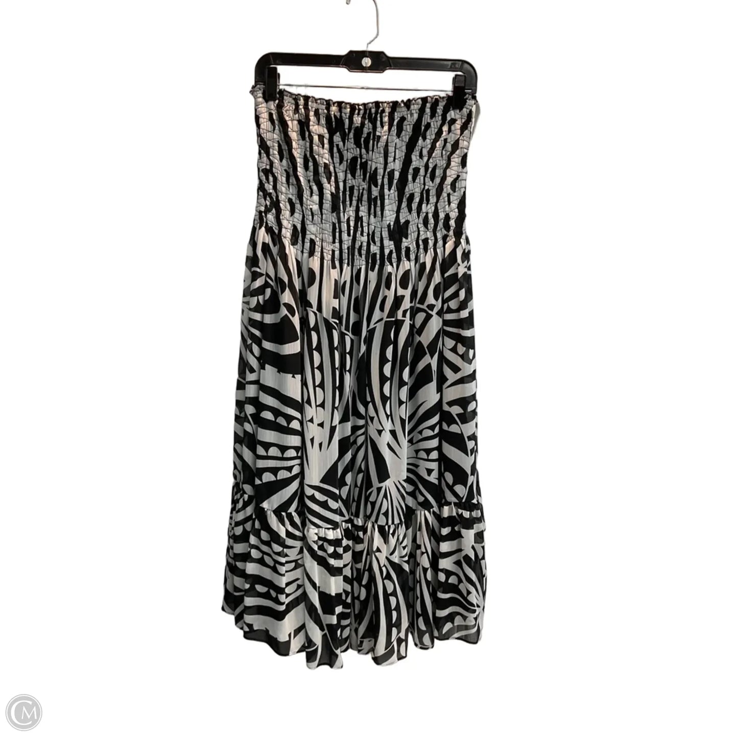 Dress Casual Midi By White House Black Market In Black, Size: 8