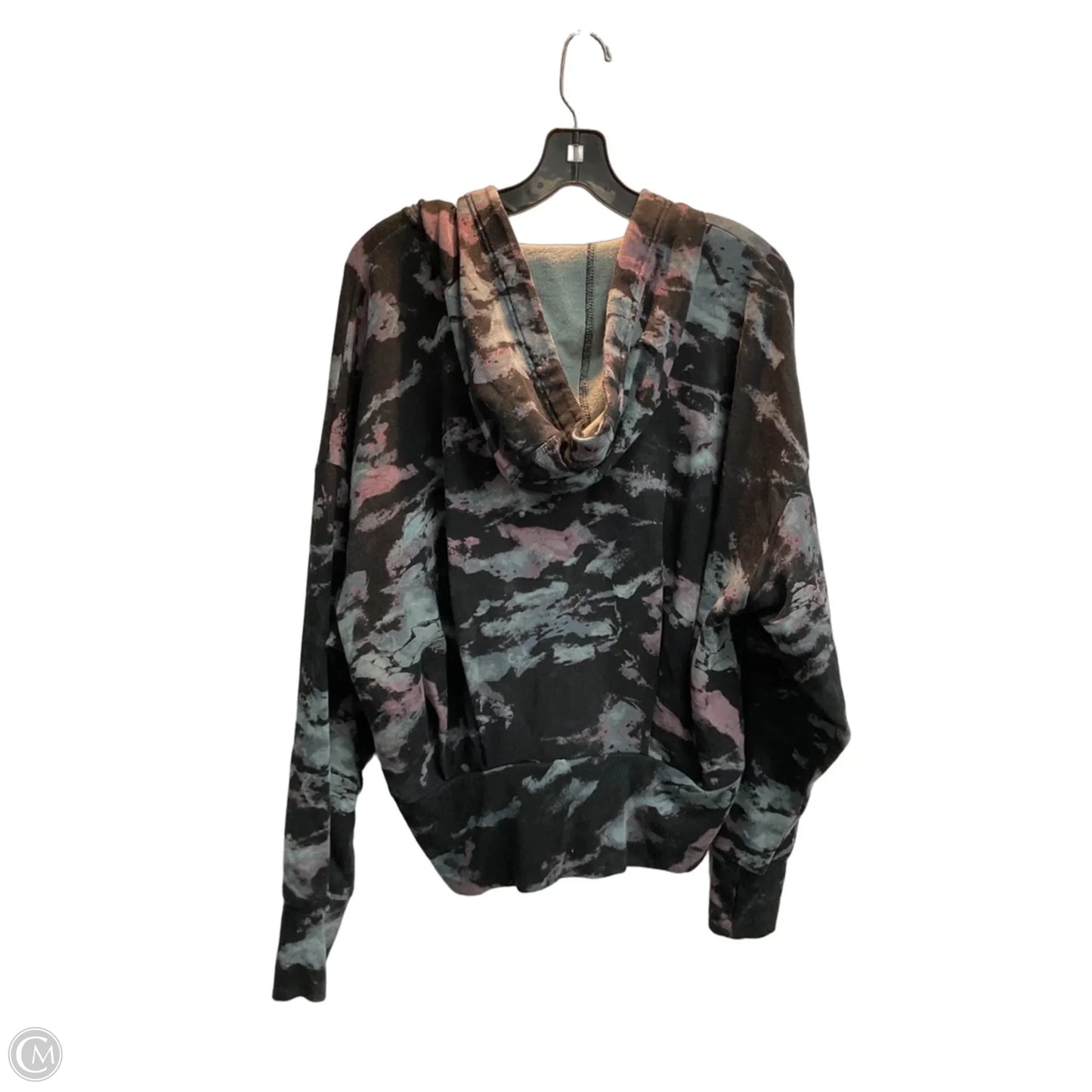 Sweatshirt Hoodie By Athleta In Tie Dye Print, Size: M