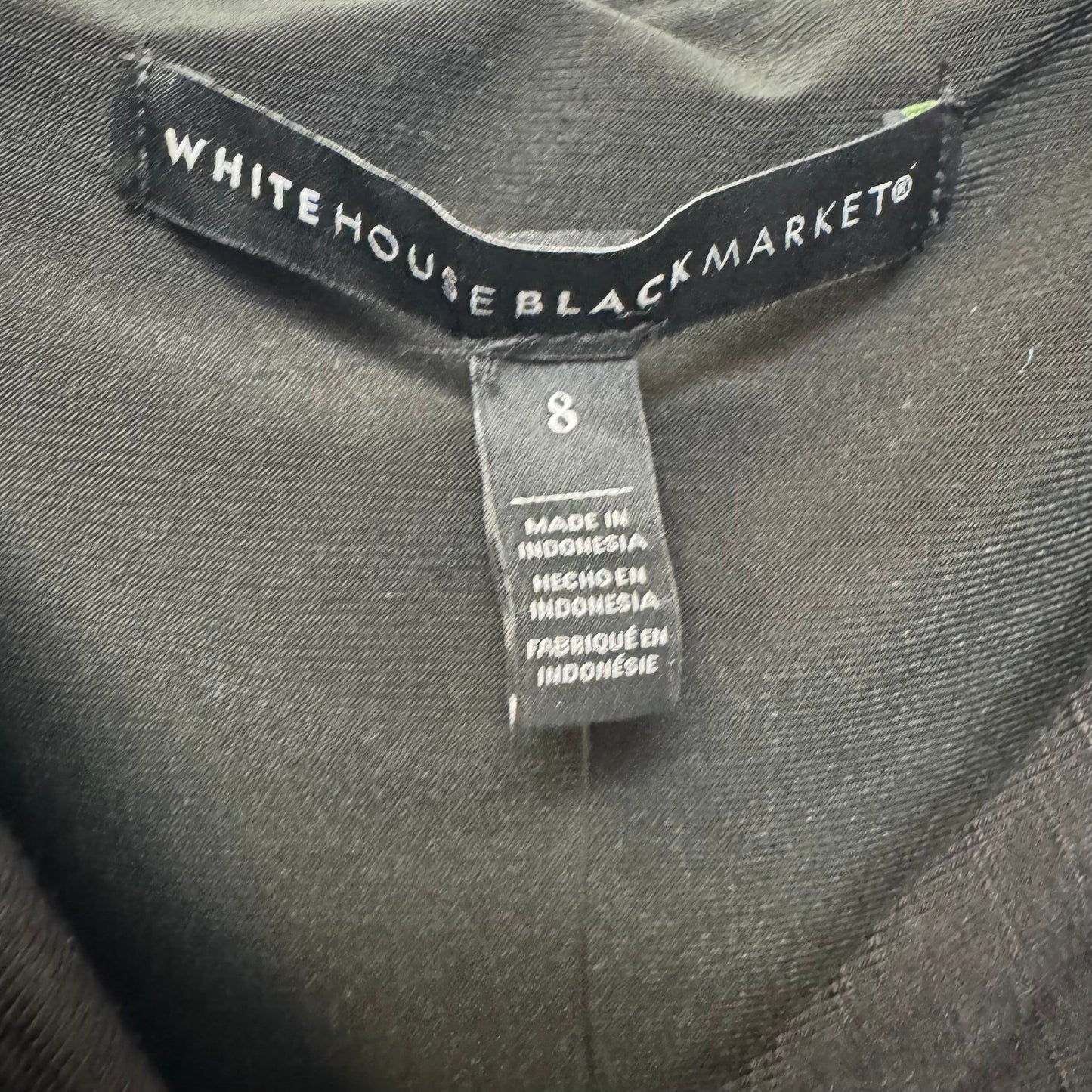 Dress Casual Midi By White House Black Market In Black, Size: 8