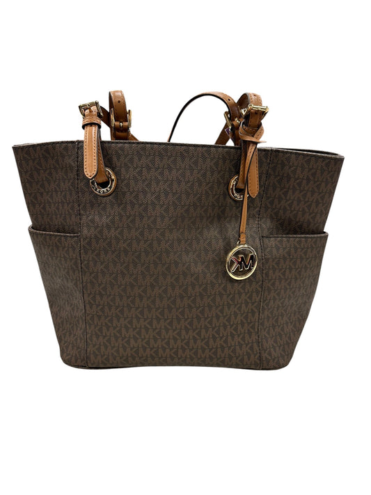 Handbag Designer By Michael Kors In Brown, Size:Medium