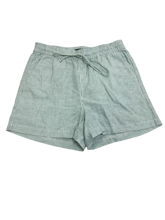 Shorts By J. Crew In Green & White, Size:2