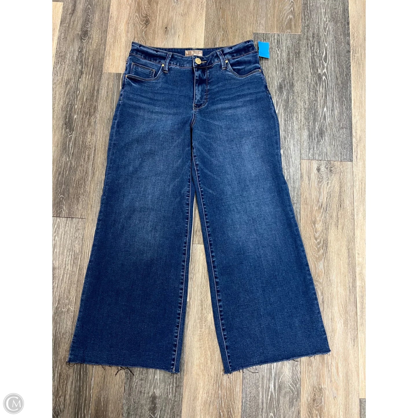 Jeans Wide Leg By Kut In Blue Denim, Size: 6