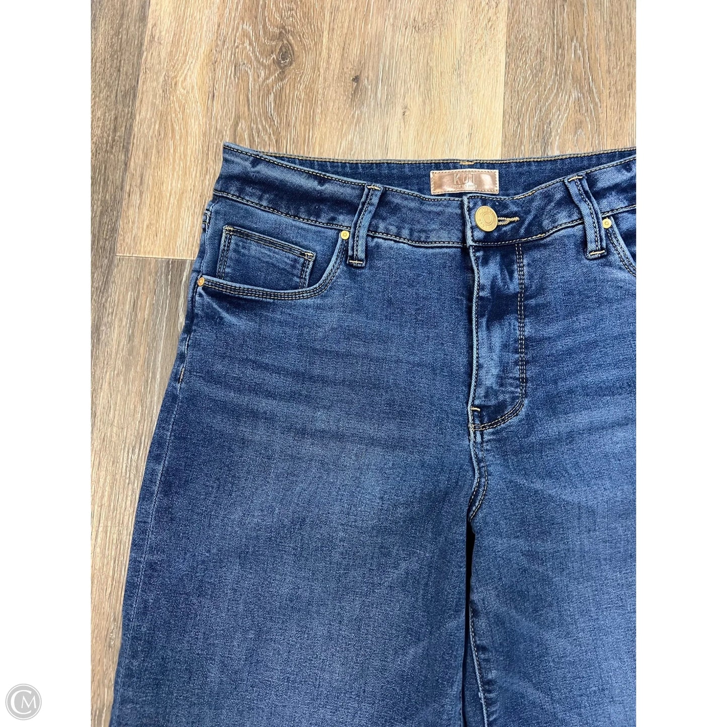 Jeans Wide Leg By Kut In Blue Denim, Size: 6