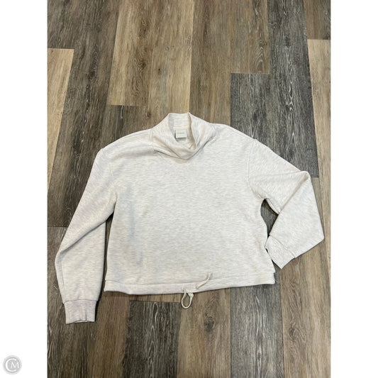 Athletic Sweatshirt Collar By Varley In Cream, Size: Xs