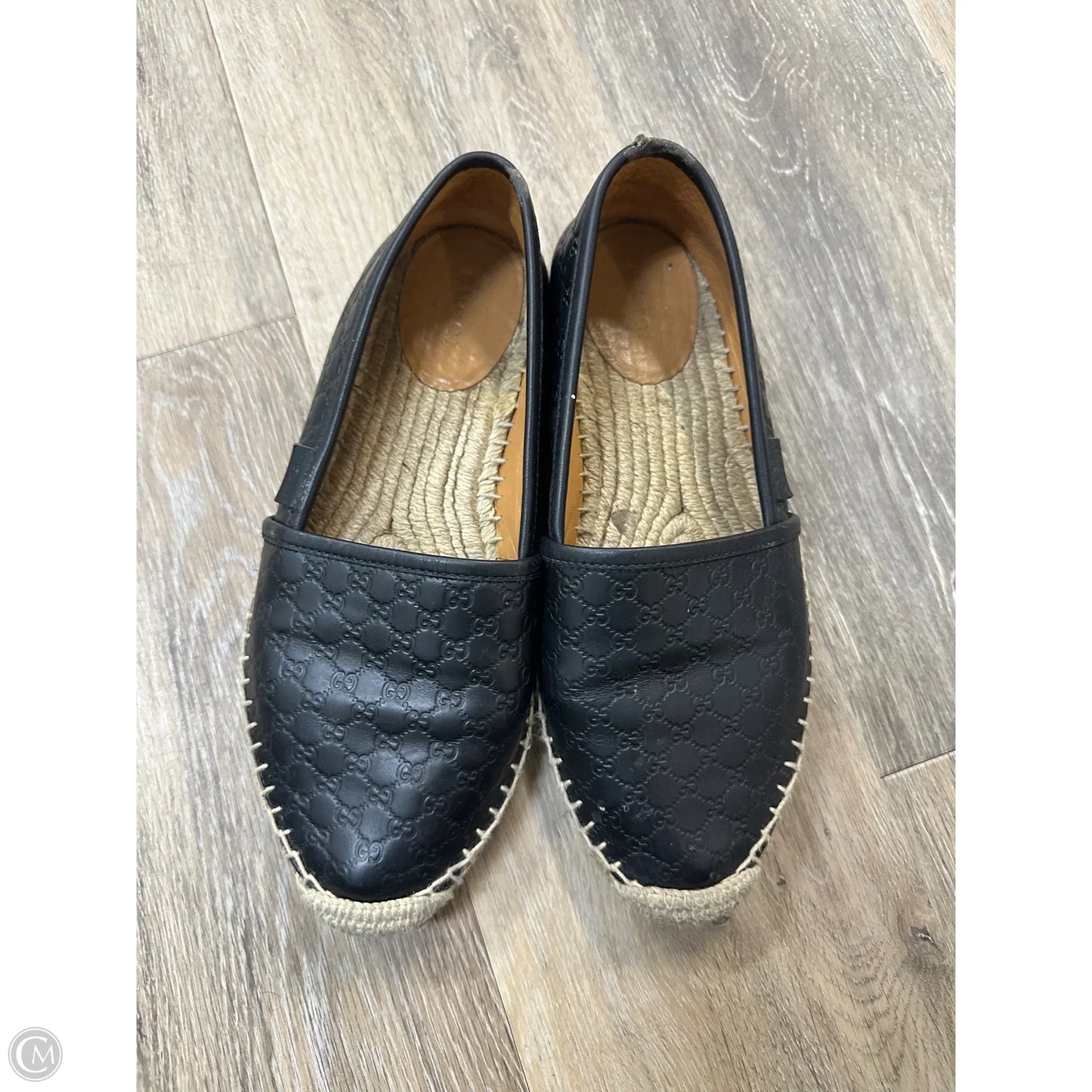 Shoes Luxury Designer By Gucci In Black, Size: 7