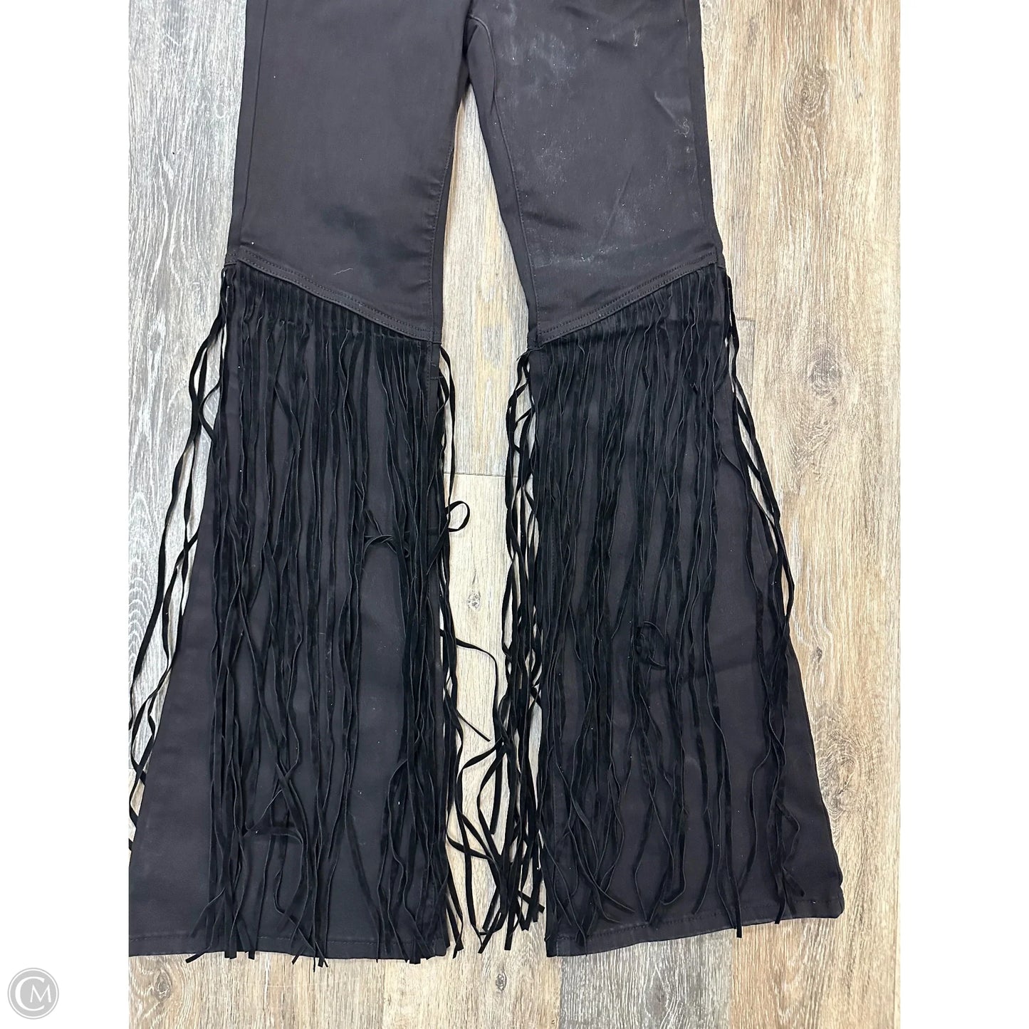 Jeans Flared By Idyllwind In Black Denim, Size: 4