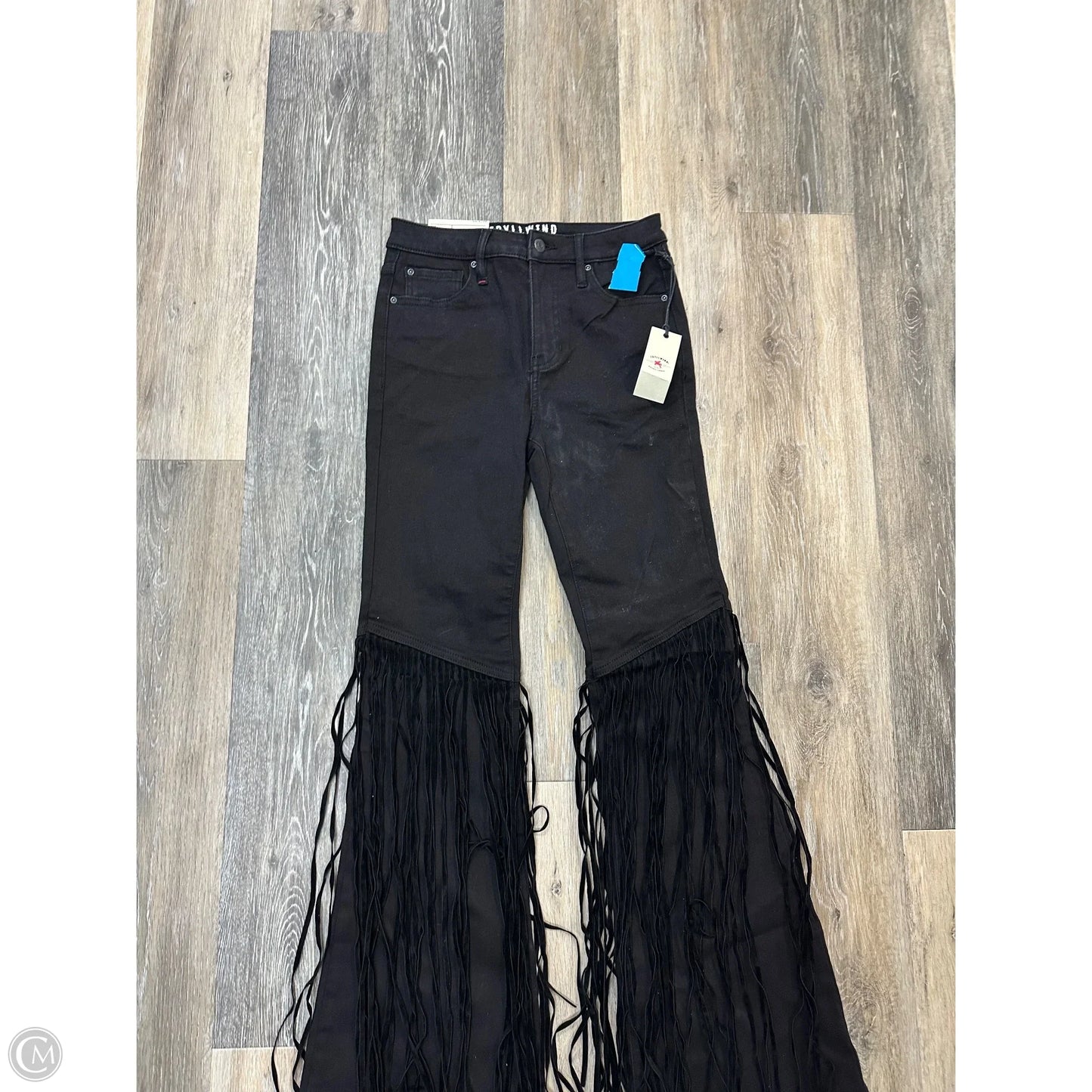 Jeans Flared By Idyllwind In Black Denim, Size: 4