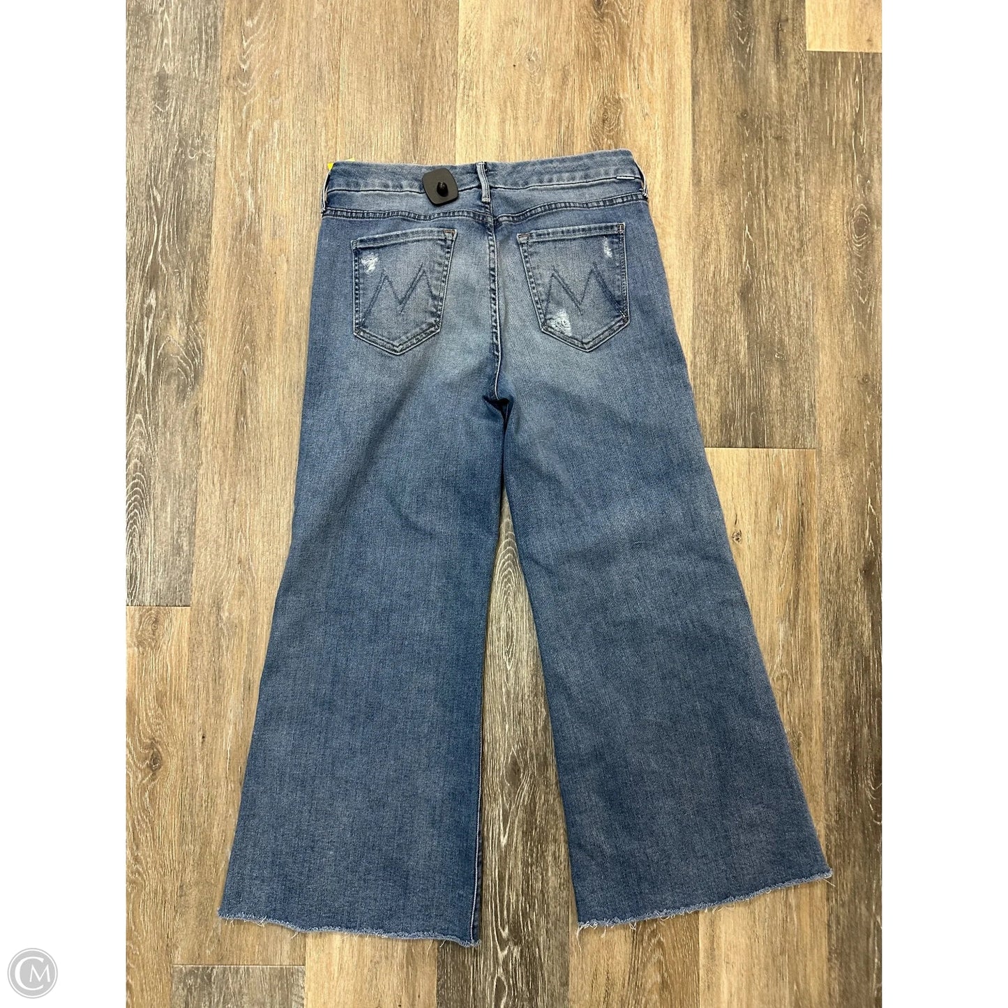 - Jeans Wide Leg By Mother In Blue Denim, Size: 6/28