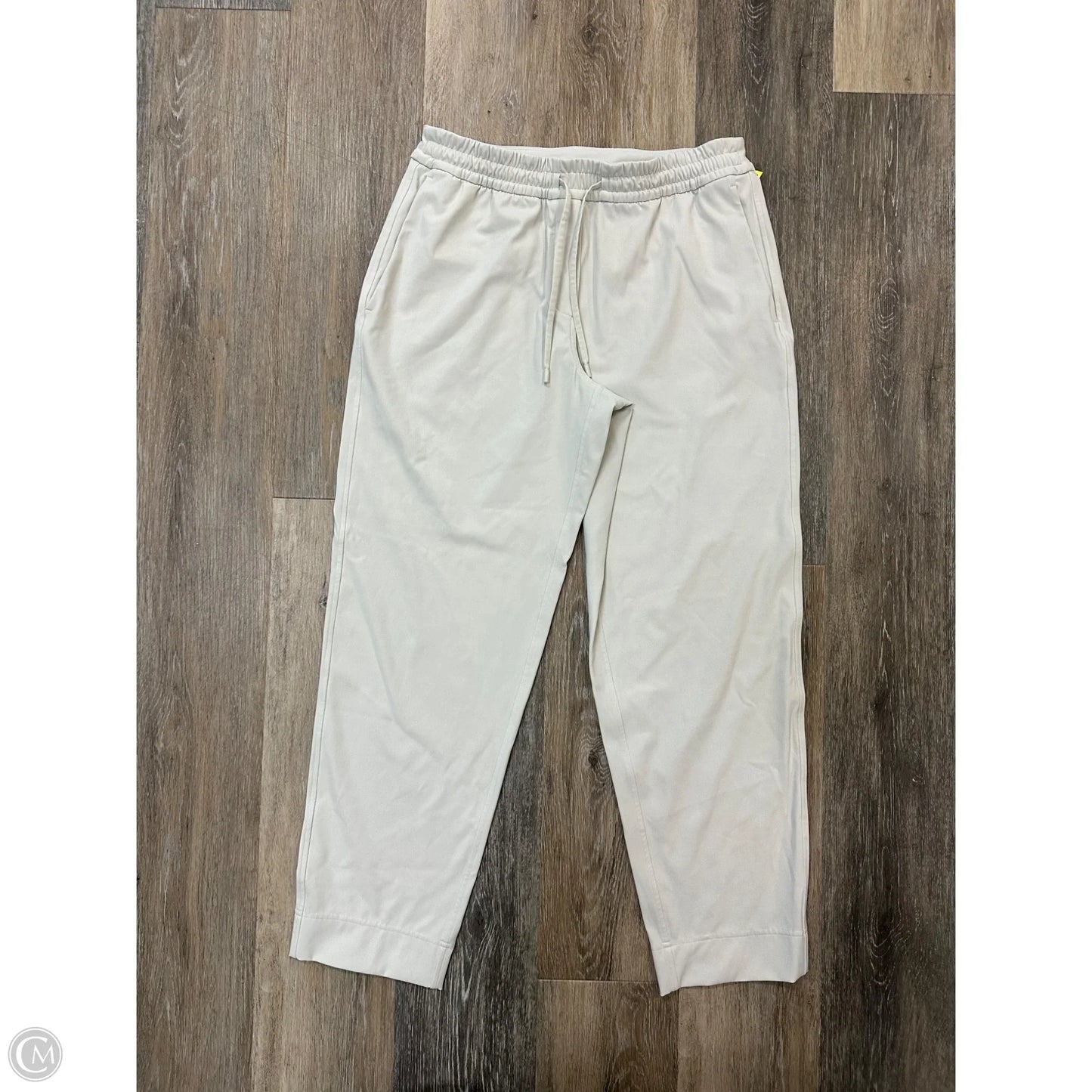 Athletic Pants By Lululemon In Cream, Size: S