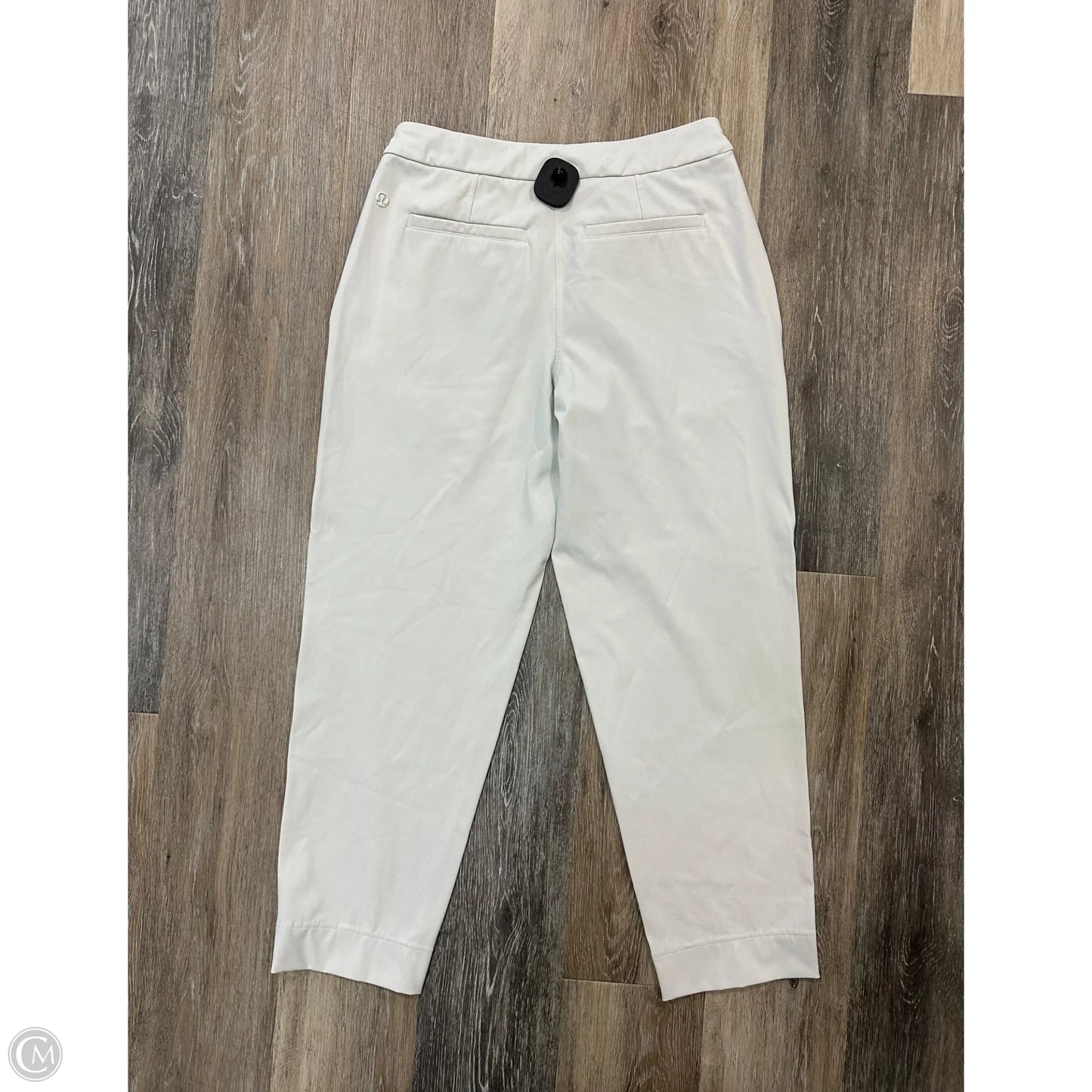 Athletic Pants By Lululemon In Cream, Size: S