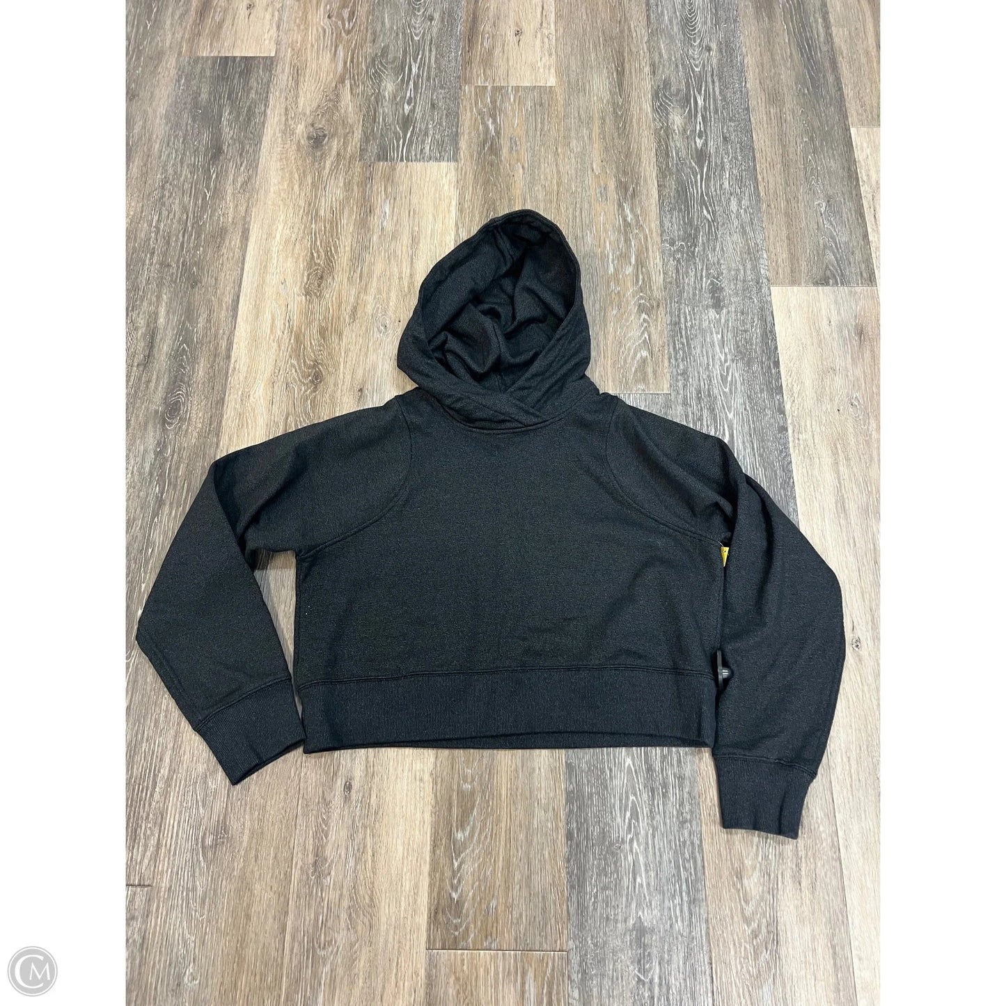 Athletic Sweatshirt Hoodie By Lululemon In Grey, Size: 8