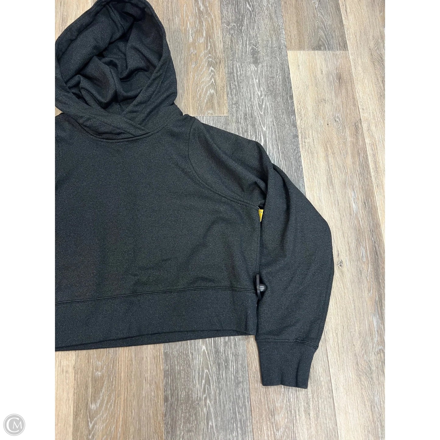 Athletic Sweatshirt Hoodie By Lululemon In Grey, Size: 8