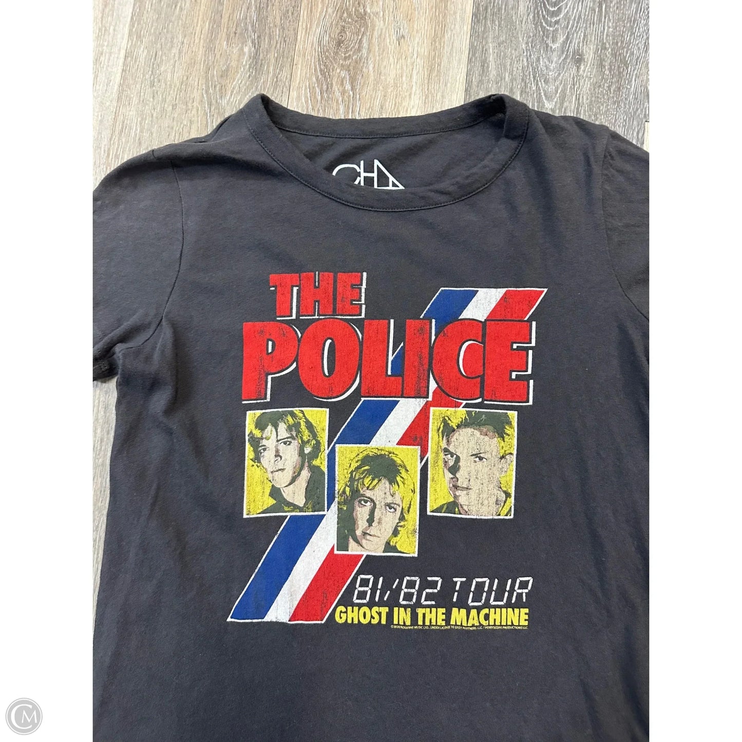 Top Short Sleeve By Chaser In Grey, Size: S